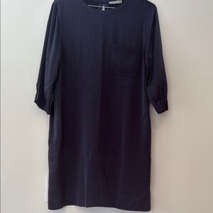 Elegant Navy Blue Dress